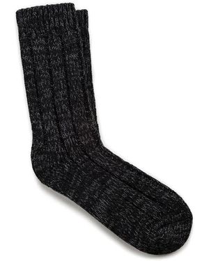 Birkenstock Ondergoed ,Zwart ,Katoen Ankelsokken Van Katoenmix
