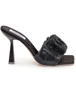 Sebastian Milano Heeled Mules - Black