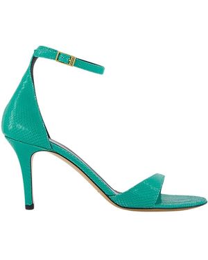 Isabel Marant Smaragd Leren Sandalen - Groen