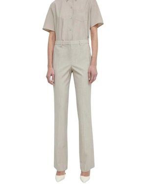 Theory Straight Trousers - Neutro