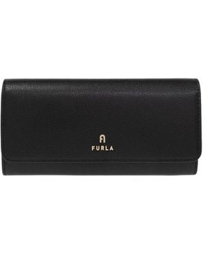 Furla Portafoglio in pelle con logo - Nero