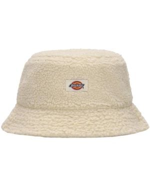 Dickies Rot Weiß Grau Herren Bucket Hat - Natur
