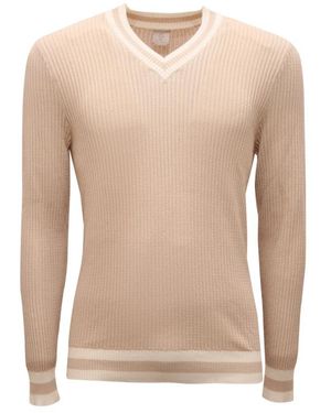 Eleventy Maglione Cotton Sweater - Natur