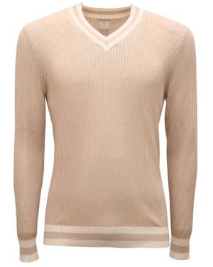 Eleventy Maglione Cotton Sweater - Natur