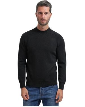 Gran Sasso Round-Neck Knitwear - Nero