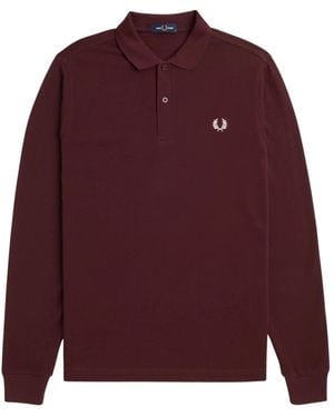 Fred Perry Polo Shirts - Paars