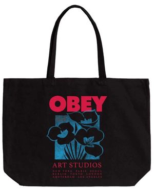 Obey Tassen ,Zwart ,Katoen Bags