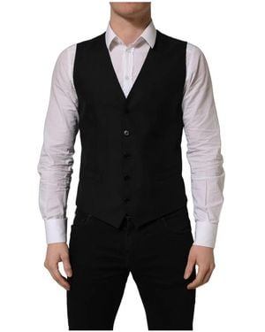 Dolce & Gabbana Waistcoats - Black