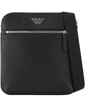 Emporio Armani Messenger Bags - Black