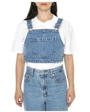 Obey Sleeveless Tops - Azul