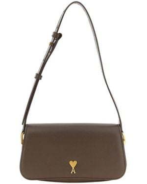 Ami Paris Shoulder Bags - Brown