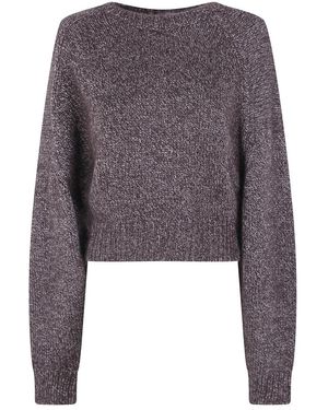 Mrz Round-Neck Knitwear - Marrón