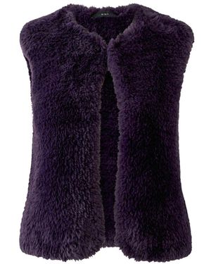 Ouí Naadloos Gebreide Vest - Blauw