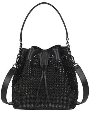 Alma En Pena. Bucket Bags - Black