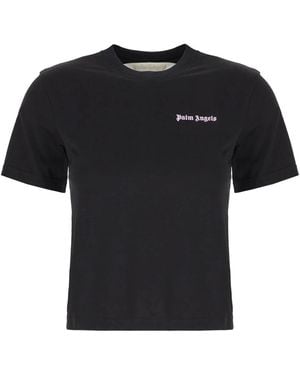 Palm Angels T-Shirts - Black