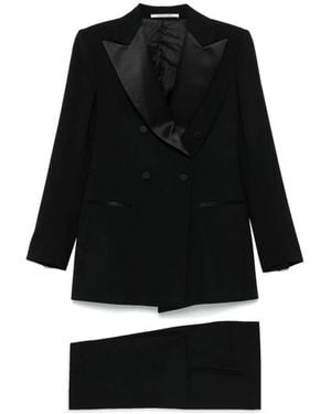 Tagliatore Doppelreihiges Anzugset - Schwarz