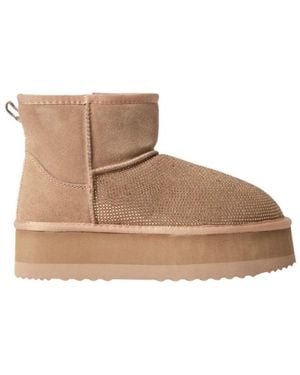 Gaelle Paris Winter Boots - Natural