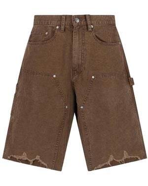 Tonywack Denim Shorts - Brown