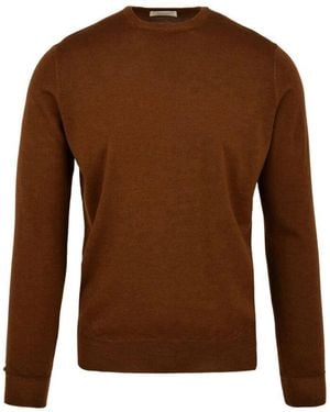 FILIPPO DE LAURENTIIS Round-Neck Knitwear - Marron