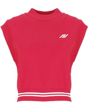 Autry Sleeveless Tops - Red