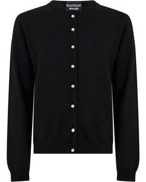 Moschino Cardigan Pullover - Schwarz