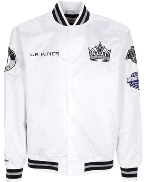 Mitchell & Ness Bomber Jackets - White