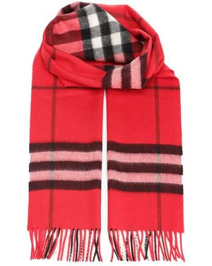 Burberry Winter Scarves - Rosso
