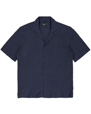 Butcher of Blue Ripley Struktur Hemd - Blau