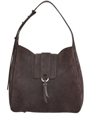Hogan Tassen ,Bruin ,Suède Trend Hobo Bag