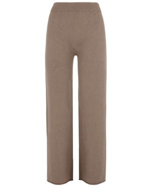 Bomboogie Wide Trousers - Brown