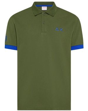 Sun 68 Polo Shirts - Green