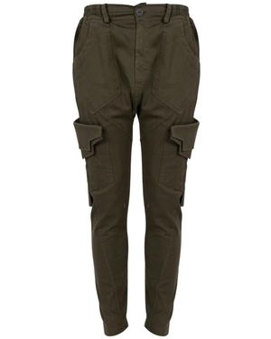 LA HAINE INSIDE US Slim-Fit Trousers - Vert