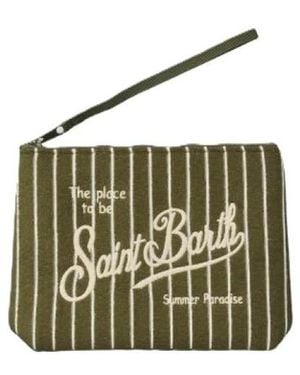 MC2 Saint Barth Tassen ,Groen ,Aline Sponge Clutch Bag