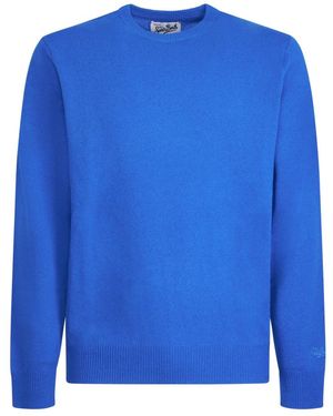 MC2 Saint Barth Round-Neck Knitwear - Blue