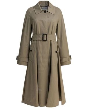 Burberry Coat Ellingham Aw25 - Naturel