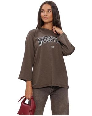 Modström Bamboomd T-Shirt - Braun