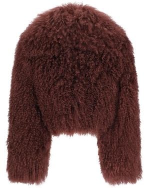 Salvatore Santoro Faux Fur & Shearling Jackets - Violet