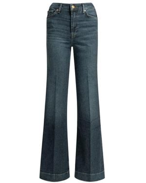 7 For All Mankind Flared Jeans - Blu