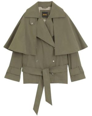 BOSS Trenchcoat - Grün