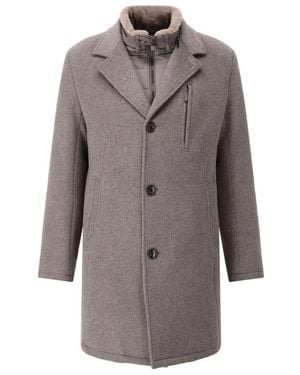 Gimo's Single-Breasted Coats - Gris