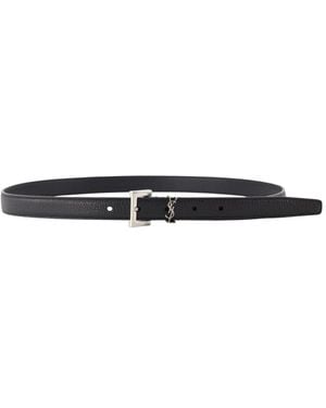 Saint Laurent Belts - Negro