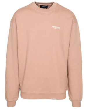 Represent Owners club sweatshirt in stucco - Rosa