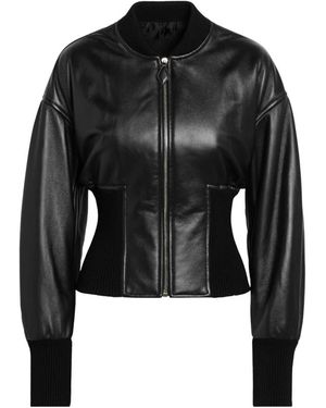 Alaïa Leather Jackets - Black