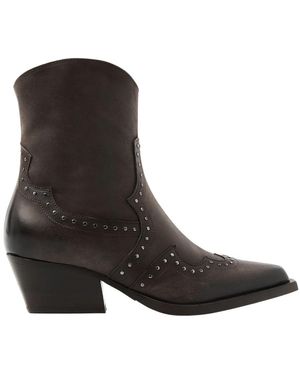 Via Vai Cowboy Boots - Marrone