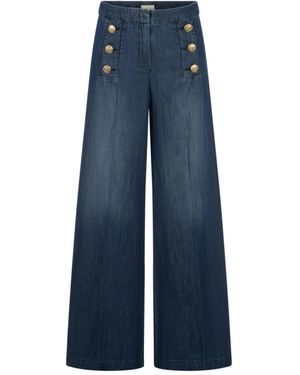 Seductive Wide Jeans - Blu