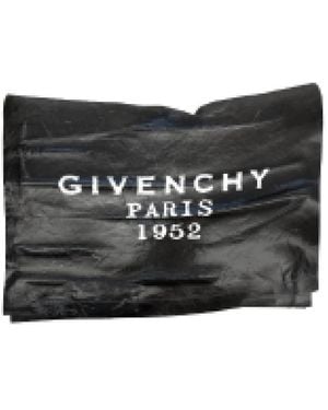 Givenchy Paris 1952 Embroidered Satin Clutch - Zwart