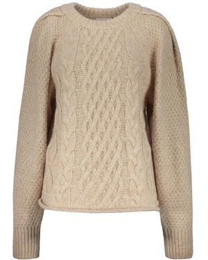 Low Classic Round-Neck Knitwear - Neutro