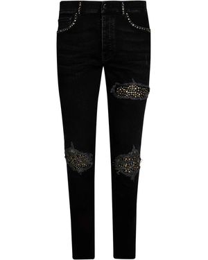 Amiri Skinny Fit Jeans - Black
