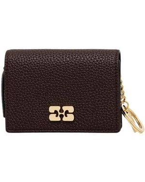 Ganni Wallets &Amp; Cardholders - Braun
