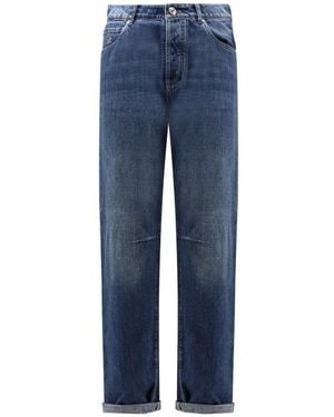 Brunello Cucinelli Straight Jeans - Bleu